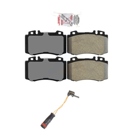 Front Ceramic Brake Pad Wear Sensor Kit For Mercedes-Benz E350 C230 SL500 SLK350 S430 C32 KNW-100533