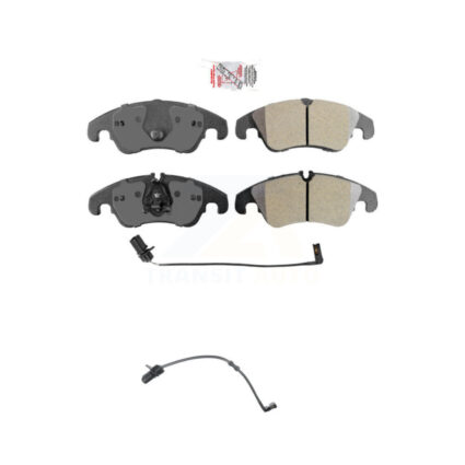 Front Ceramic Disc Brake Pads And Extra Wear Sensors Kit For Audi A7 Quattro A6 KNW-100552