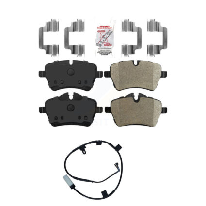 Front Ceramic Brake Pad & Wear Sensor Kit For Mini Cooper With 294mm Diameter Rotor KNW-100561