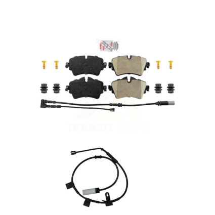 Front Ceramic Disc Brake Pads And Extra Wear Sensors Kit For 2015 Mini Cooper 1.6L KNW-100564