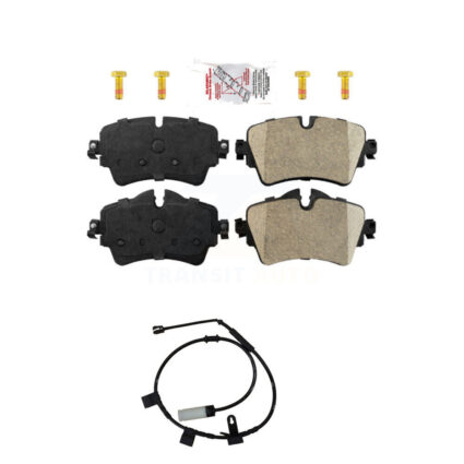 Front Ceramic Disc Brake Pads And Wear Sensors Kit For 2015 Mini Cooper 1.6L KNW-100567