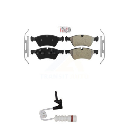 Front Ceramic Disc Brake Pad And Wear Sensor Kit For 2008 Mercedes-Benz G55 AMG 5.0L 5.5L KNW-100587