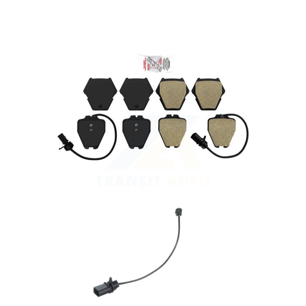 Front Ceramic Disc Brake Pads And Extra Wear Sensors Kit For Volkswagen Passat KNW-100597