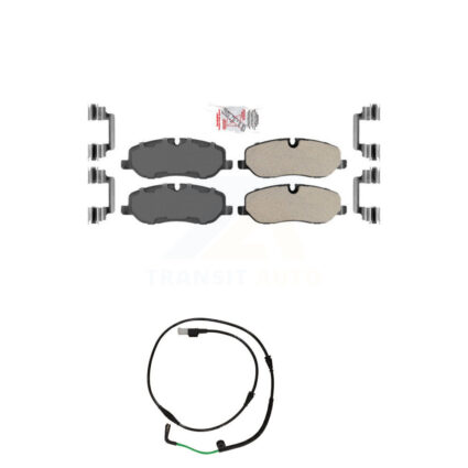 Front Ceramic Disc Brake Pads And Wear Sensors Kit For 2005-2009 Land Rover LR3 4.4L KNW-100620