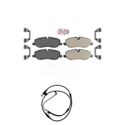 Front Ceramic Disc Brake Pads And Wear Sensors Kit For Land Rover Range Sport KNW-100622