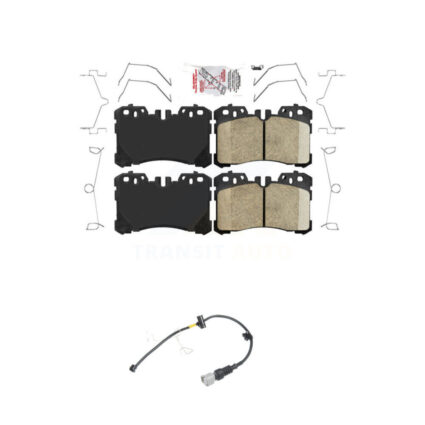 Front Ceramic Disc Brake Pads And Wear Sensors Kit For Lexus LS500 LS500h KNW-100626