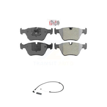 Front Ceramic Disc Brake Pads And Wear Sensors Kit For 2004-2010 BMW X3 KNW-100628