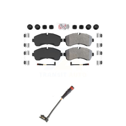 Front Ceramic Brake Pad & Extra Wear Sensor Kit For Mercedes-Benz Sprinter 2500 3500 4500 KNW-100631