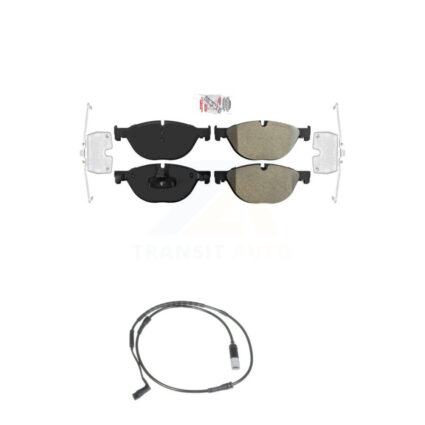 Front Ceramic Disc Brake Pads And Wear Sensors Kit For 2009 BMW 750i 750Li KNW-100634