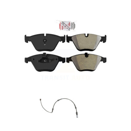 Front Ceramic Disc Brake Pads And Wear Sensors Kit For BMW 328i 335i KNW-100665