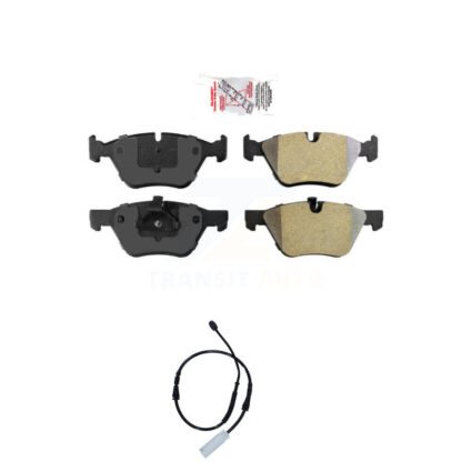 Front Ceramic Disc Brake Pads And Wear Sensors Kit For BMW 128i 3.0L KNW-100672