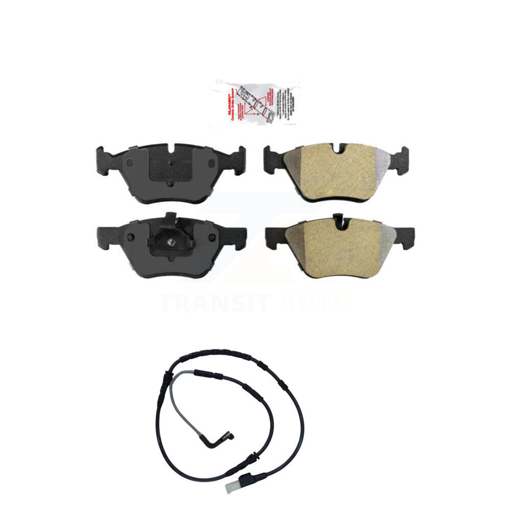 Front Ceramic Disc Brake Pads And Wear Sensors Kit For BMW Z4 KNW-100679