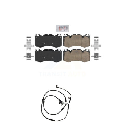 Front Ceramic Disc Brake Pads And Wear Sensors Kit For Land Rover Range Sport KNW-100686