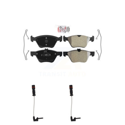 Front Ceramic Brake Pads Wear Sensor Kit For Mercedes-Benz E320 Chrysler Crossfire CLK320 KNW-100699