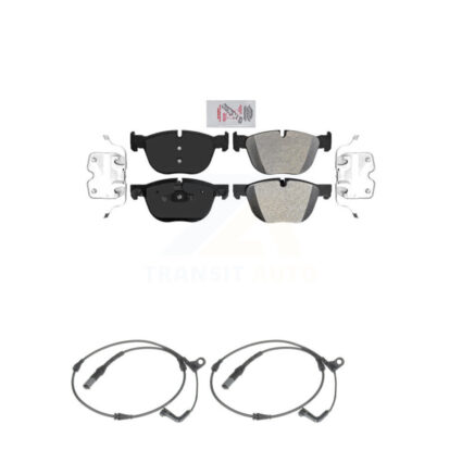 Front Ceramic Disc Brake Pads And Wear Sensors Kit For BMW X5 X6 KNW-100700