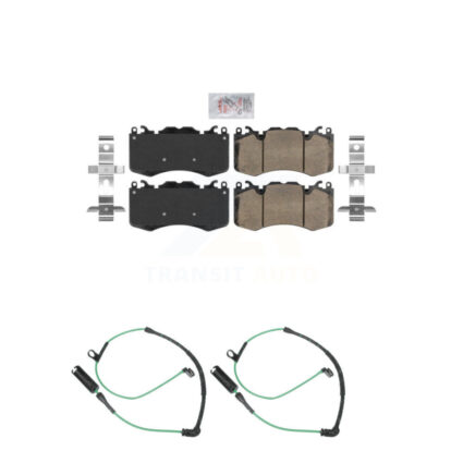 Front Ceramic Disc Brake Pads And Wear Sensors Kit For Land Rover Range KNW-100709