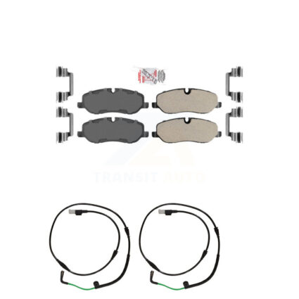 Front Ceramic Disc Brake Pads And Wear Sensors Kit For 2005-2009 Land Rover LR3 4.4L KNW-100713