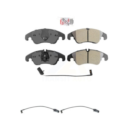Front Ceramic Brake Pads Extra Wear Sensor Kit For Audi Q5 A4 Quattro A5 S4 S5 allroad A6 KNW-100725