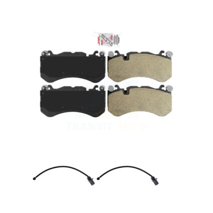 Front Ceramic Disc Brake Pads And Wear Sensors Kit For Audi RS7 With Cast Iron KNW-100736