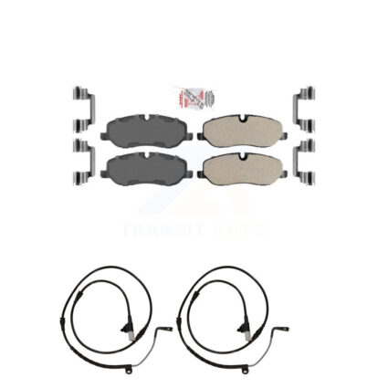 Front Ceramic Disc Brake Pads And Wear Sensors Kit For Land Rover Range Sport KNW-100739