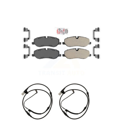 Front Ceramic Disc Brake Pads And Wear Sensors Kit For Land Rover Range Sport KNW-100740