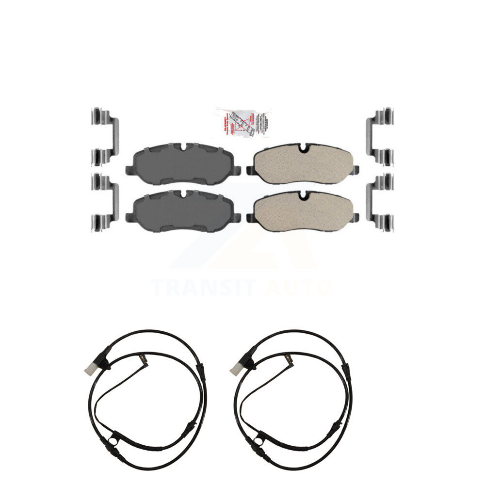 Front Ceramic Disc Brake Pads And Wear Sensors Kit For Land Rover Range Sport KNW-100740