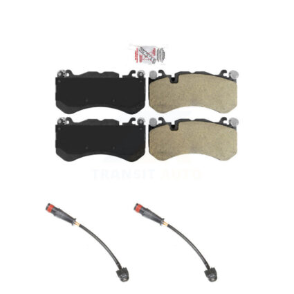 Front Ceramic Brake Pads Wear Sensor Kit For Mercedes-Benz G63 AMG C63 SLS SL63 E63 CLS63 KNW-100748
