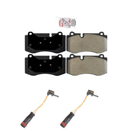 Front Ceramic Disc Brake Pads And Wear Sensors Kit For Mercedes-Benz SL550 S350 CL550 KNW-100750