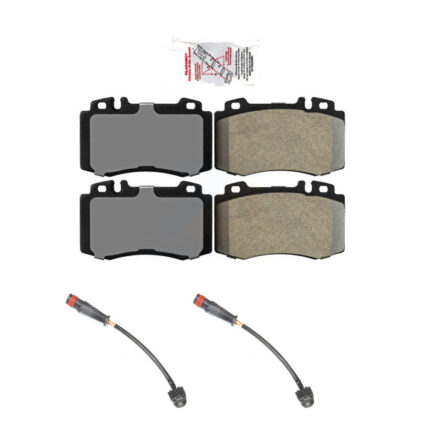 Front Ceramic Disc Brake Pads And Wear Sensors Kit For Mercedes-Benz SL500 SLK55 AMG KNW-100754