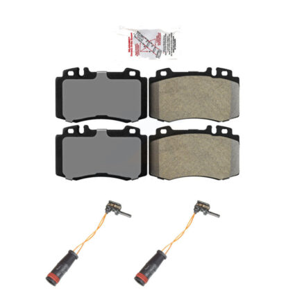 Front Ceramic Brake Pad Wear Sensor Kit For Mercedes-Benz E350 C230 SL500 SLK350 S430 C32 KNW-100755