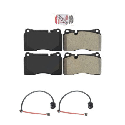Front Ceramic Disc Brake Pads And Wear Sensors Kit For Audi TT RS Quattro KNW-100773