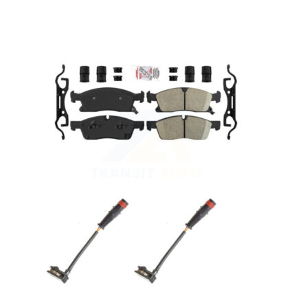 Front Ceramic Disc Brake Pads And Wear Sensors Kit For Mercedes-Benz ML350 GLE350 GLE400 KNW-100774