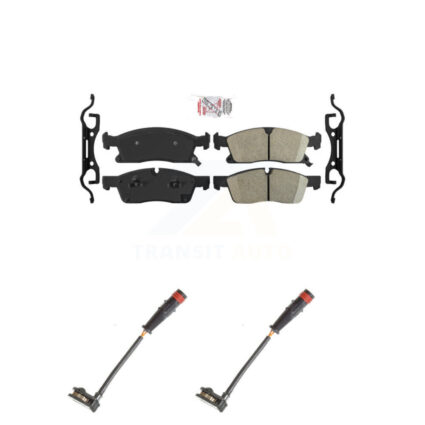 Front Ceramic Disc Brake Pads And Wear Sensors Kit For Mercedes-Benz ML350 GLE350 GLE400 KNW-100775