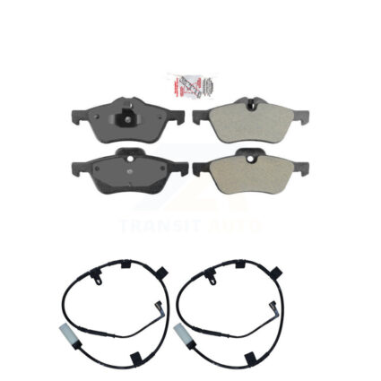 Front Ceramic Brake Pad & Wear Sensor Kit For Mini Cooper With 276mm Diameter Rotor KNW-100783