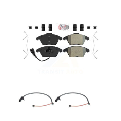 Front Ceramic Disc Brake Pads And Extra Wear Sensors Kit For 2011 Audi R8 KNW-100785