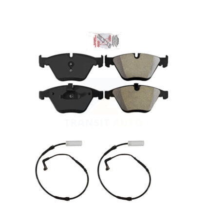 Front Ceramic Disc Brake Pads And Wear Sensors Kit For BMW 328i KNW-100793