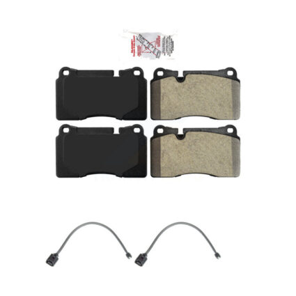 Front Ceramic Disc Brake Pads And Wear Sensors Kit For Volkswagen Touareg KNW-100795