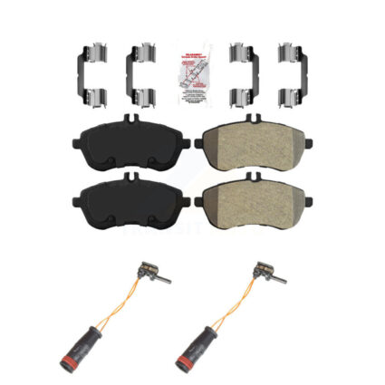 Front Ceramic Disc Brake Pads And Wear Sensor Kit For Mercedes-Benz C300 C250 C230 SLK250 KNW-100797