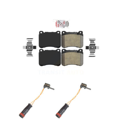 Front Ceramic Disc Brake Pads & Wear Sensor Kit For Mercedes-Benz SLK350 C230 C320 SLK300 KNW-100800