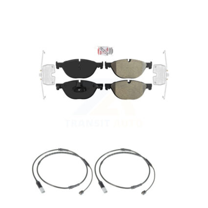 Front Ceramic Brake Pads Wear Sensor Kit For BMW 650i xDrive Gran Coupe 550i 750i 535i GT KNW-100806