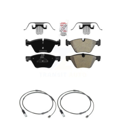 Front Ceramic Disc Brake Pads And Wear Sensors Kit For BMW 528i KNW-100808