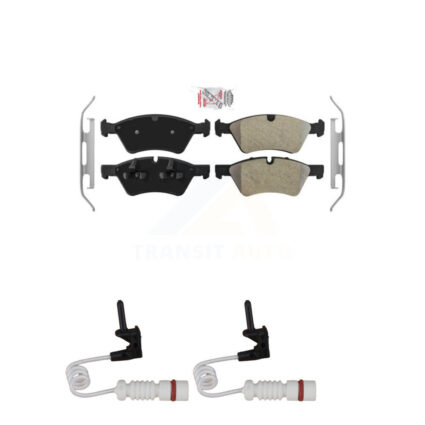Front Ceramic Disc Brake Pad And Wear Sensor Kit For 2008 Mercedes-Benz G55 AMG 5.0L 5.5L KNW-100813