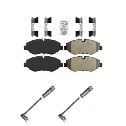 Front Ceramic Disc Brake Pad Wear Sensor Kit For Mercedes-Benz Sprinter 2500 Metris Dodge KNW-100824