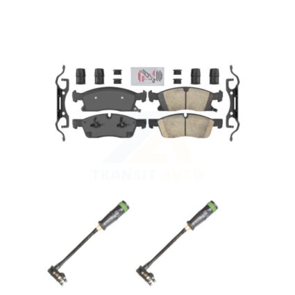 Front Ceramic Disc Brake Pads Wear Sensor Kit For Mercedes-Benz GLE400 GL350 GLS450 GL450 KNW-100830