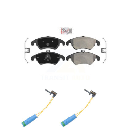 Front Ceramic Disc Brake Pads And Wear Sensors Kit For Mercedes-Benz E400 KNW-100832
