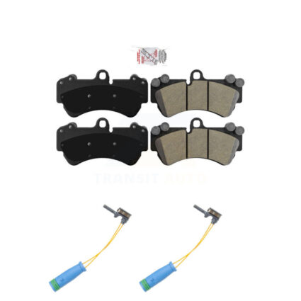 Front Ceramic Disc Brake Pads And Wear Sensors Kit For 2017-2018 Mercedes-Benz G550 4×4 KNW-100833