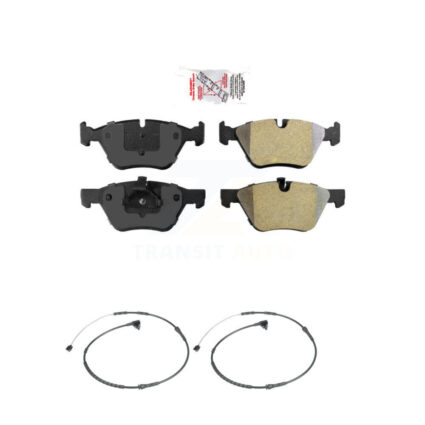 Front Ceramic Disc Brake Pads And Wear Sensors Kit For BMW Z4 KNW-100835