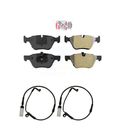 Front Ceramic Disc Brake Pad Wear Sensor Kit For BMW 525i With 310mm Diameter Rotor KNW-100842