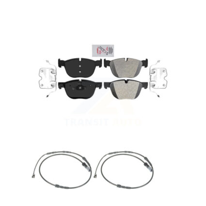 Front Ceramic Disc Brake Pads And Wear Sensors Kit For 2017 BMW X4 M40i KNW-100848
