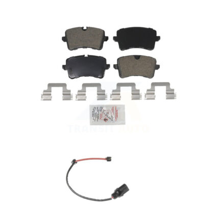 Rear Ceramic Disc Brake Pads And Wear Sensors Kit For Porsche Macan Audi A6 KNW-100861